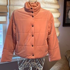 Stylish, soft pink jacket. Smoke & pet free home